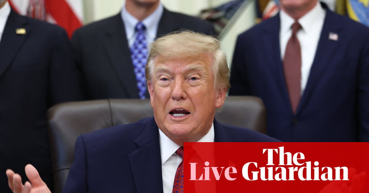 White House again blocks CNN from press pool as Trump rages against media in wide-ranging interview – live | Trump administration