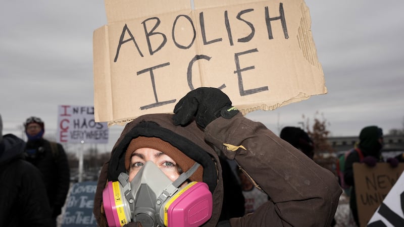 Protesters hit the streets in Minneapolis early this year after an ICE agent fatally shot American citizen Renee Nicole Good.