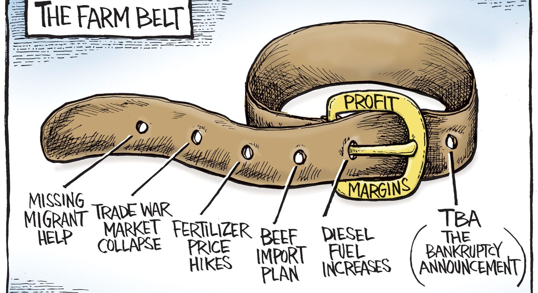 Political cartoon