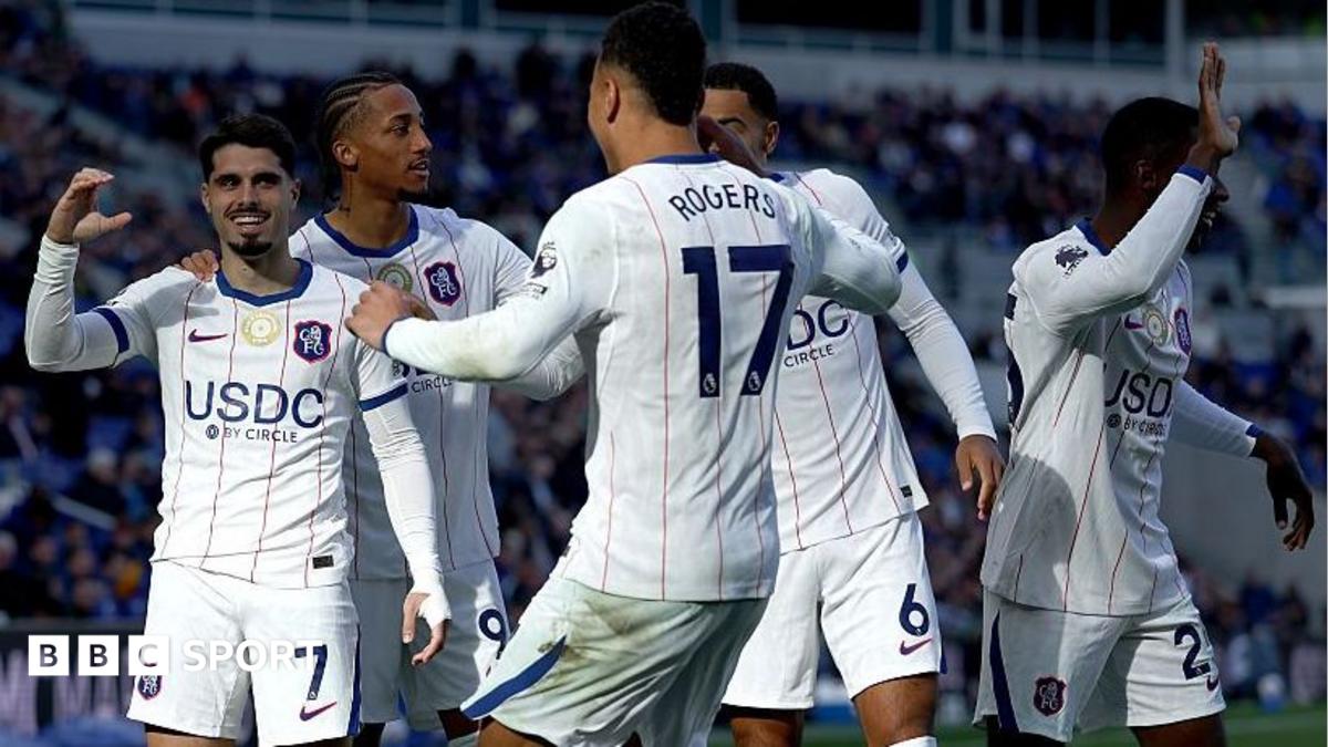 Pedro Neto celebrates his goal with Chelsea team-mates