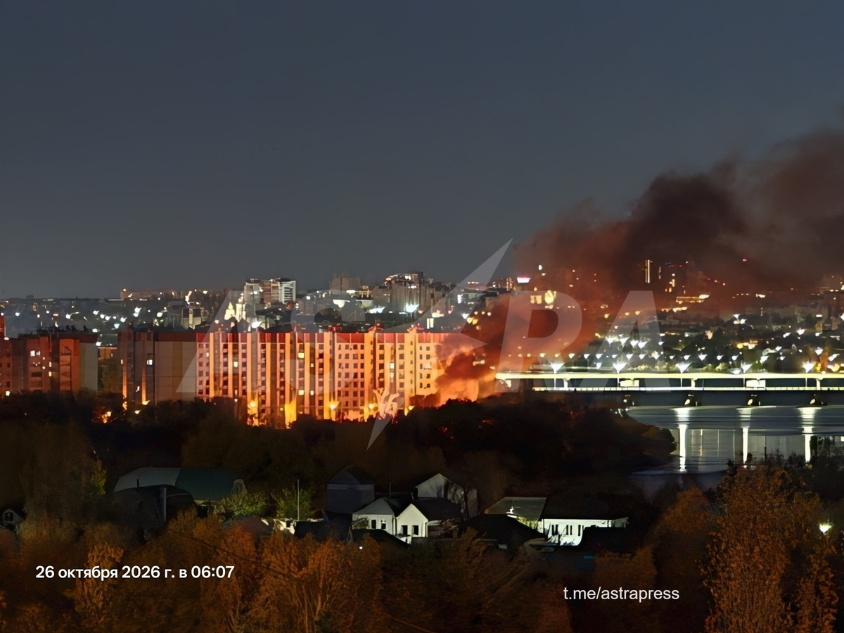 Voronezh Business Center Hit in Drone Attack as 20 Rail Cars Derail Elsewhere in Russia