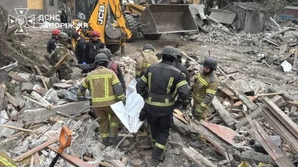 Zaporizhzhia Bombing Death Toll Reaches 20 as Rescue Ends