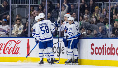Brisson pots two, Chadwick scores in season debut: Notable performances in the Marlies' home-opener victory over Hamilton