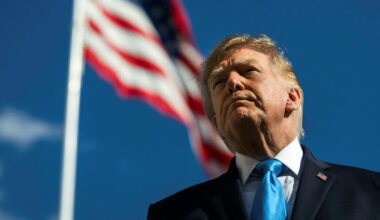 President Donald J. Trump boards Marine One on the South Lawn of the White House, Monday, October 5, 2026, en route Joint Base Andrews for a trip to Nebraska. (Official White House Photo by Daniel Torok)