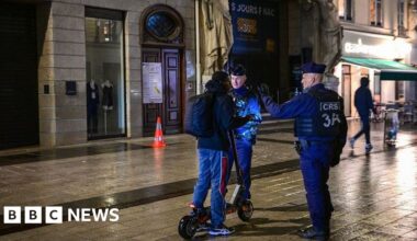 French PM calls for cities to impose curfews after violent weekend protests - BBC