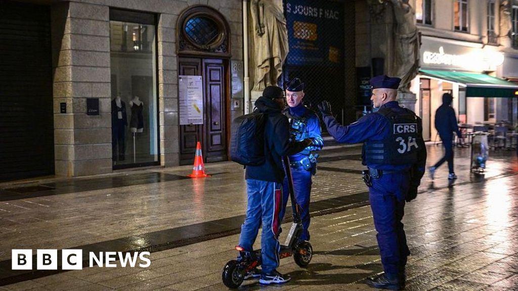 French PM calls for cities to impose curfews after violent weekend protests - BBC