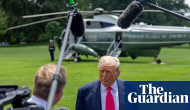 US justice department investigating TV networks over Trump pool coverage | Donald Trump