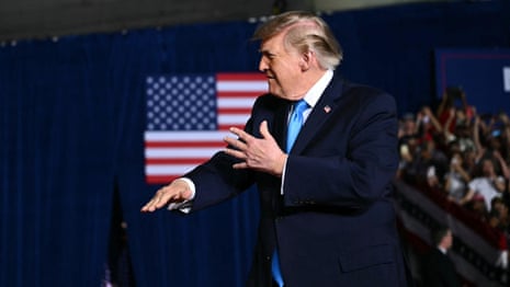 Trump suggests Iran could 'take out' American cities at rally – video