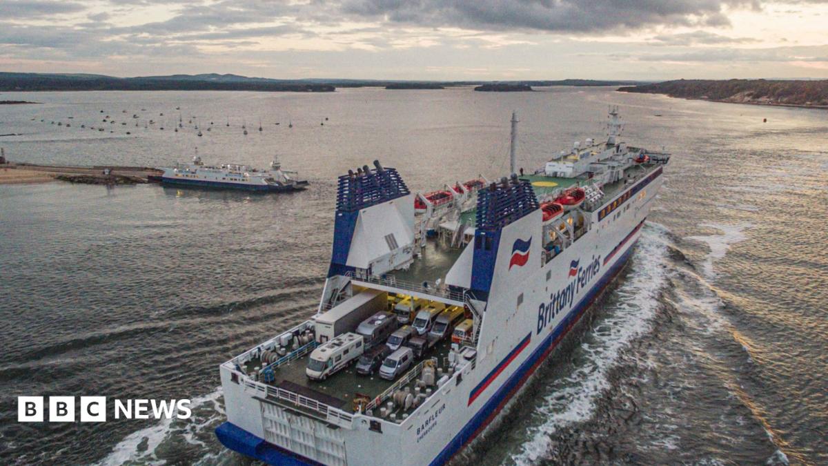 Brittany Ferries' Barfleur's final sailing from Poole