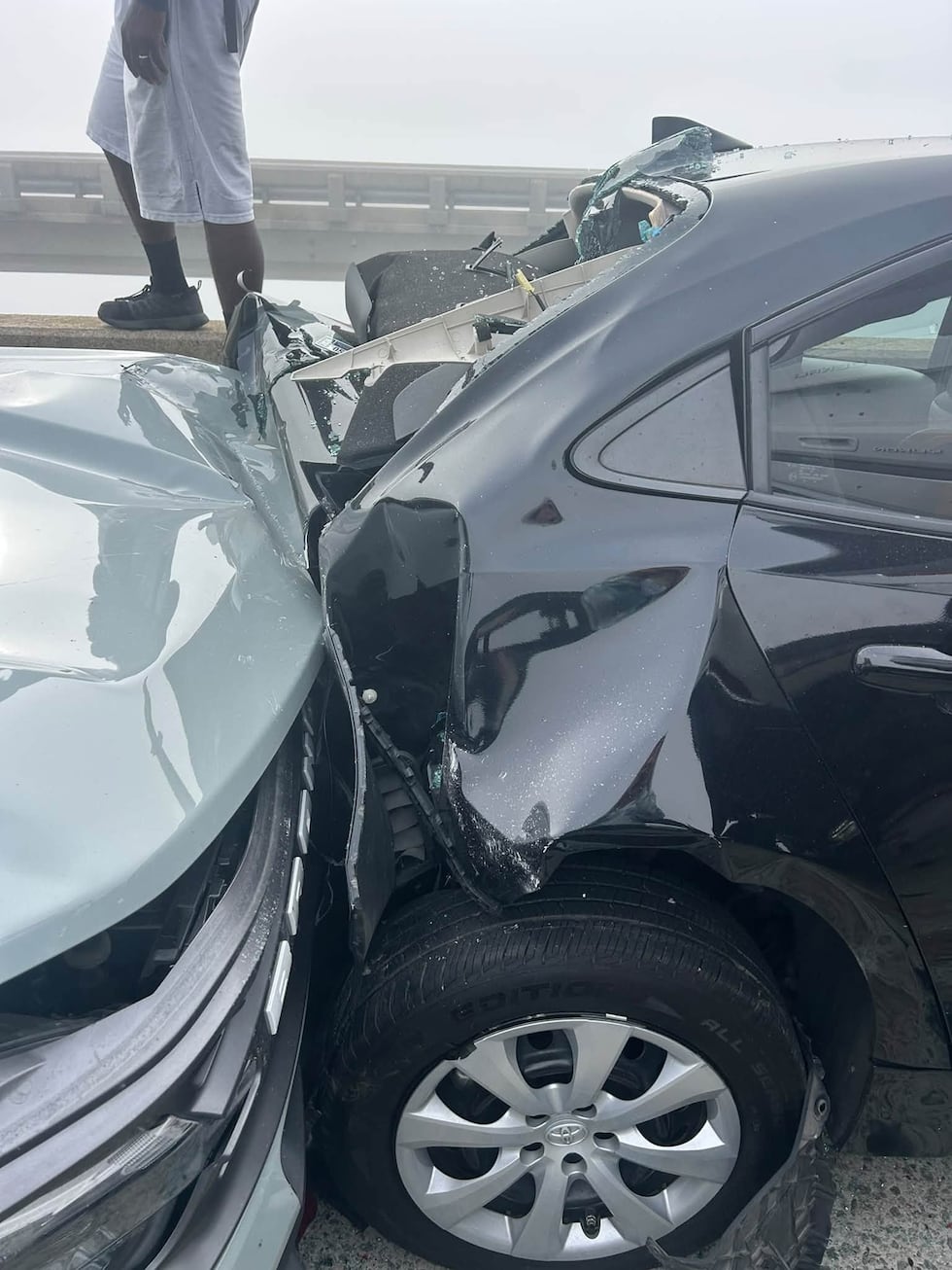 I-95 crash on Lake Marion bridge in South Carolina.