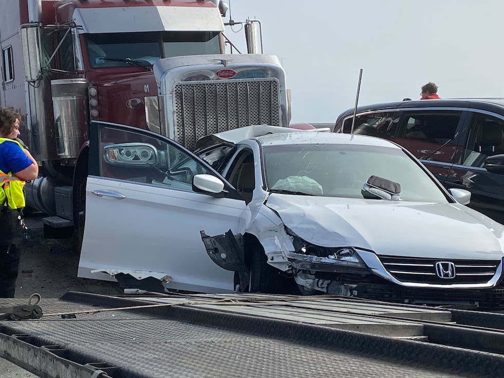I-95 crash on Lake Marion bridge in South Carolina.