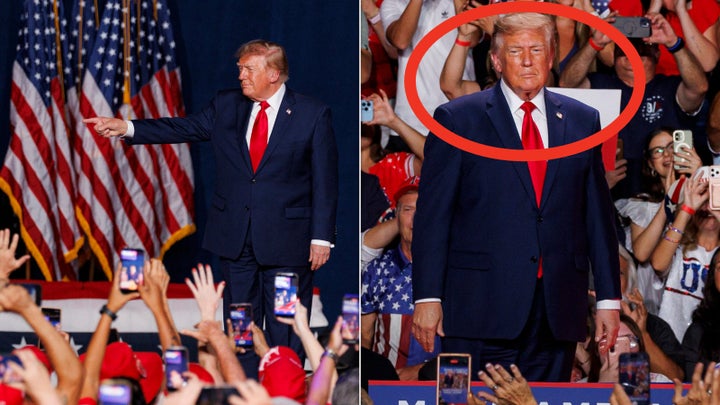 During a rally for Ken Paxton in San Antonio, Trump was disrupted by protesters again and again.