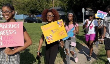 Hundreds of college students took part in early voting Thursday - Greensboro News and Record