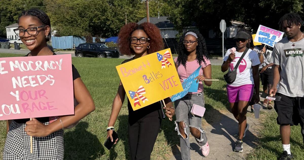Hundreds of college students took part in early voting Thursday - Greensboro News and Record