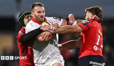 United Rugby Championship LIVE: Ulster vs Munster plus Scarlets vs Benetton updates