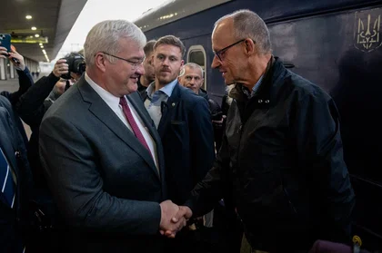 Merz Makes Surprise Kyiv Visit, Pledges 1,000 Drone Interceptors