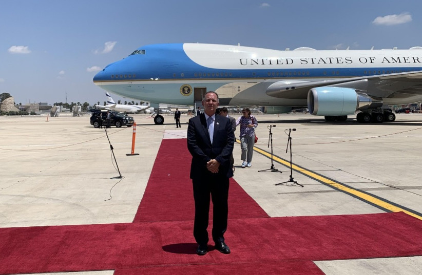 Gil Haskel, Israel’s chief of state protocol, greets all world leaders who arrive in Israel.