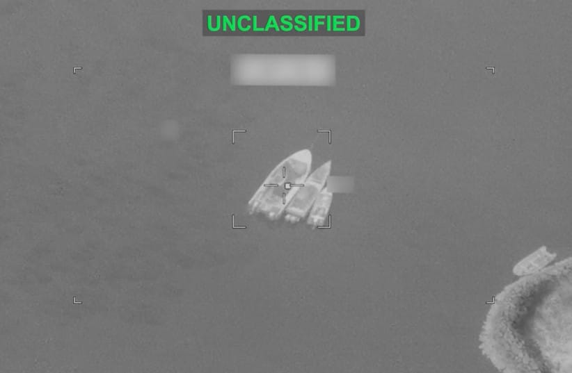 Vessels identified by US Central Command as Islamic Revolutionary Guard Corps boats before they were struck in a new wave of U.S. military strikes against Iran Wednesday, 8th July 2026