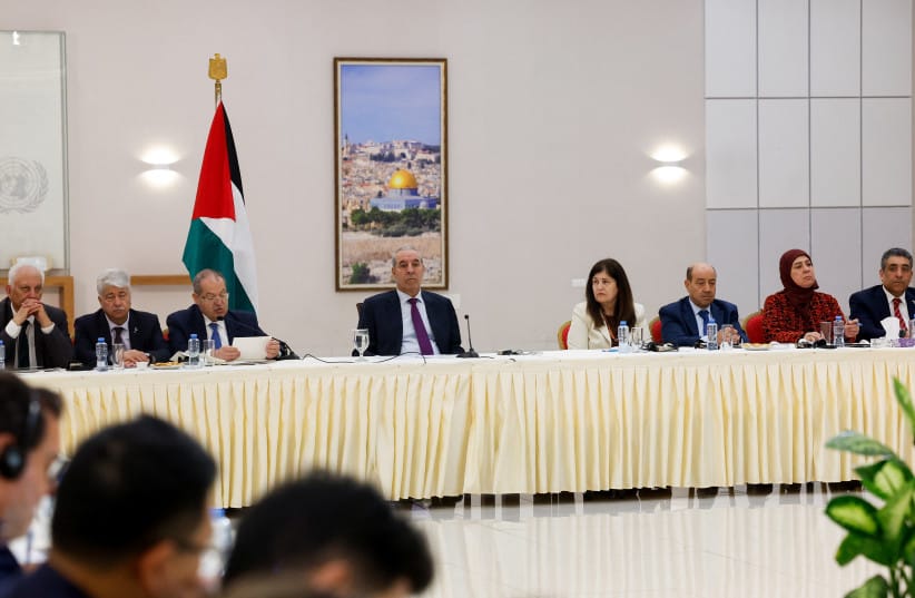 Palestinian Vice President Hussein Al-Sheikh meets diplomatic delegation in Ramallah Wednesday, 24th June 2026