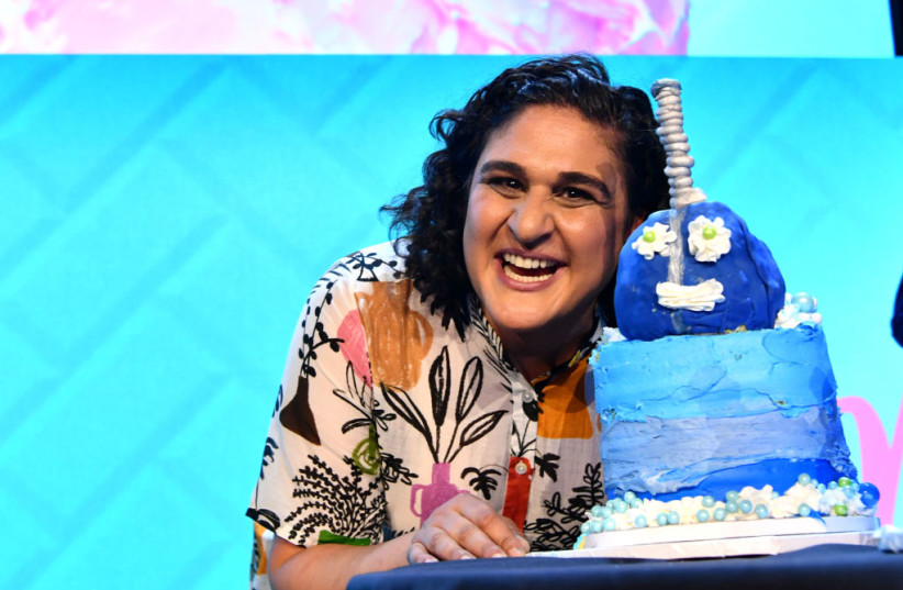 LOS ANGELES, CALIFORNIA - MAY 19: Samin Nosrat onstage at the Netflix FYSEE Food Day at Raleigh Studios on May 19, 2019