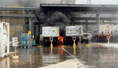 An explosion at an Intel superconductor chip factory in Kiryat Gat, October 14, 2026.