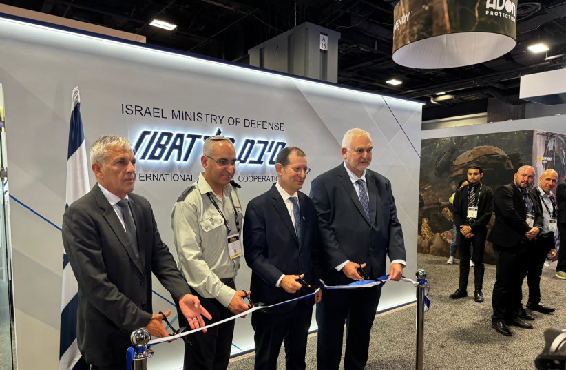 ⁠The opening of the Israeli pavillion at the AUSA in Washington DC.