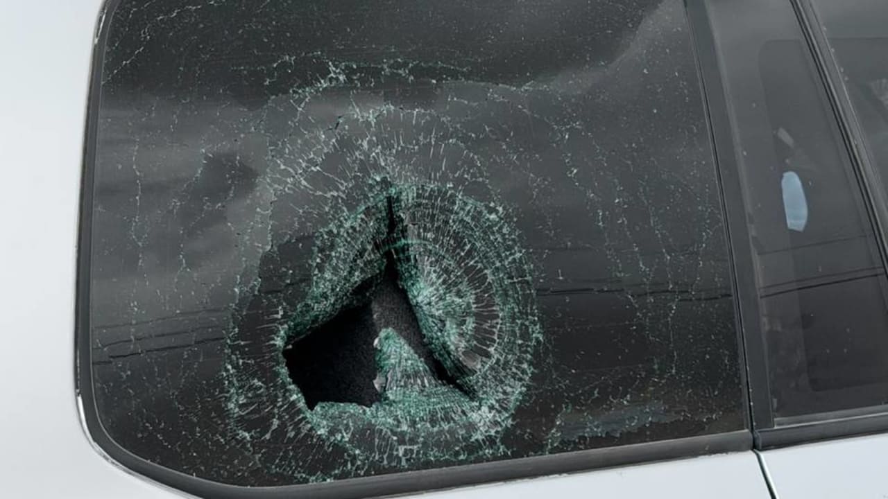 Masked men attacked diplomats in the West Bank.