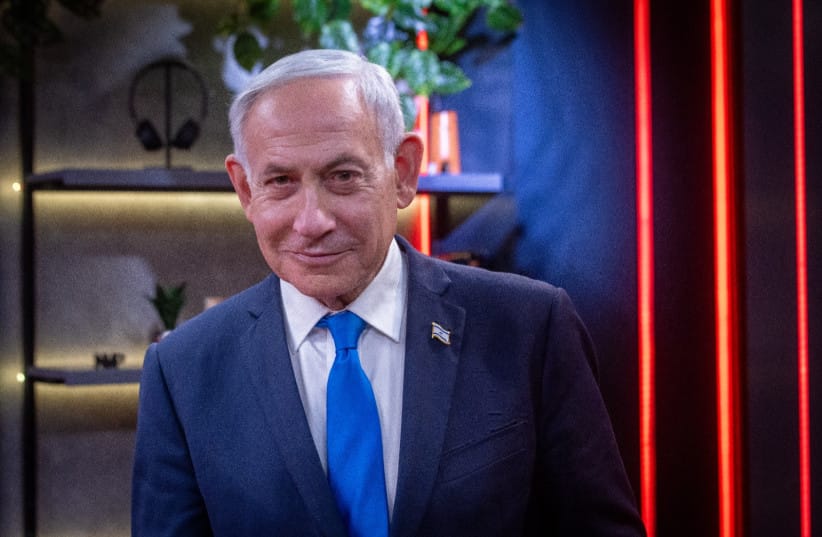 Prime Minister Benjamin Netanyahu talks with The Jerusalem Post, October 21, 2026.