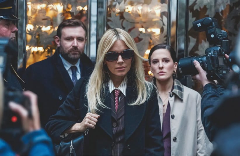 British legal drama ‘War,’ starring Sienna Miller (center), has a lot of sexual scandal and backstabbing.