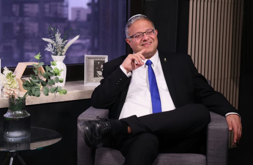 Itamar Ben-Gvir speaks to 'The Jerusalem Post' October 21, 2026