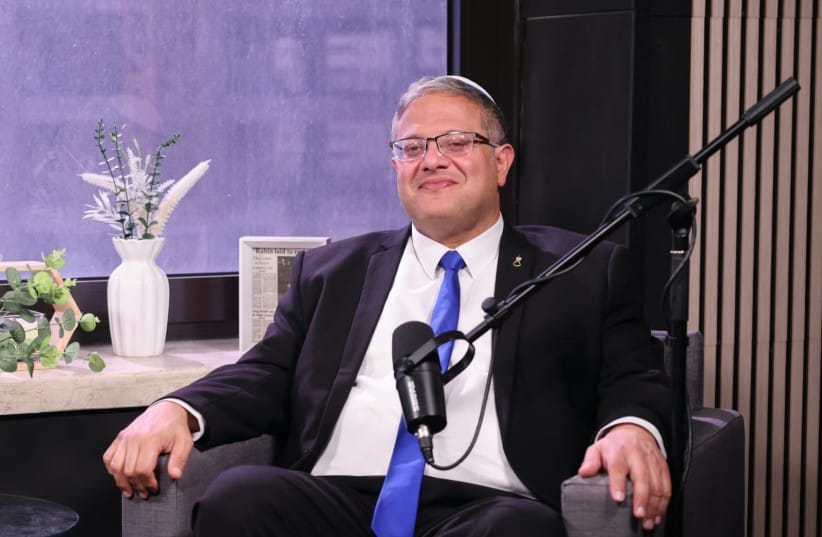 Itamar Ben-Gvir speaks to 'The Jerusalem Post' October 21, 2026