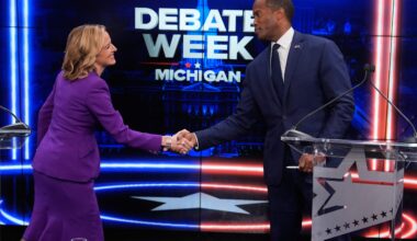 Fact check: John James, Jocelyn Benson debate data centers, tariffs, more