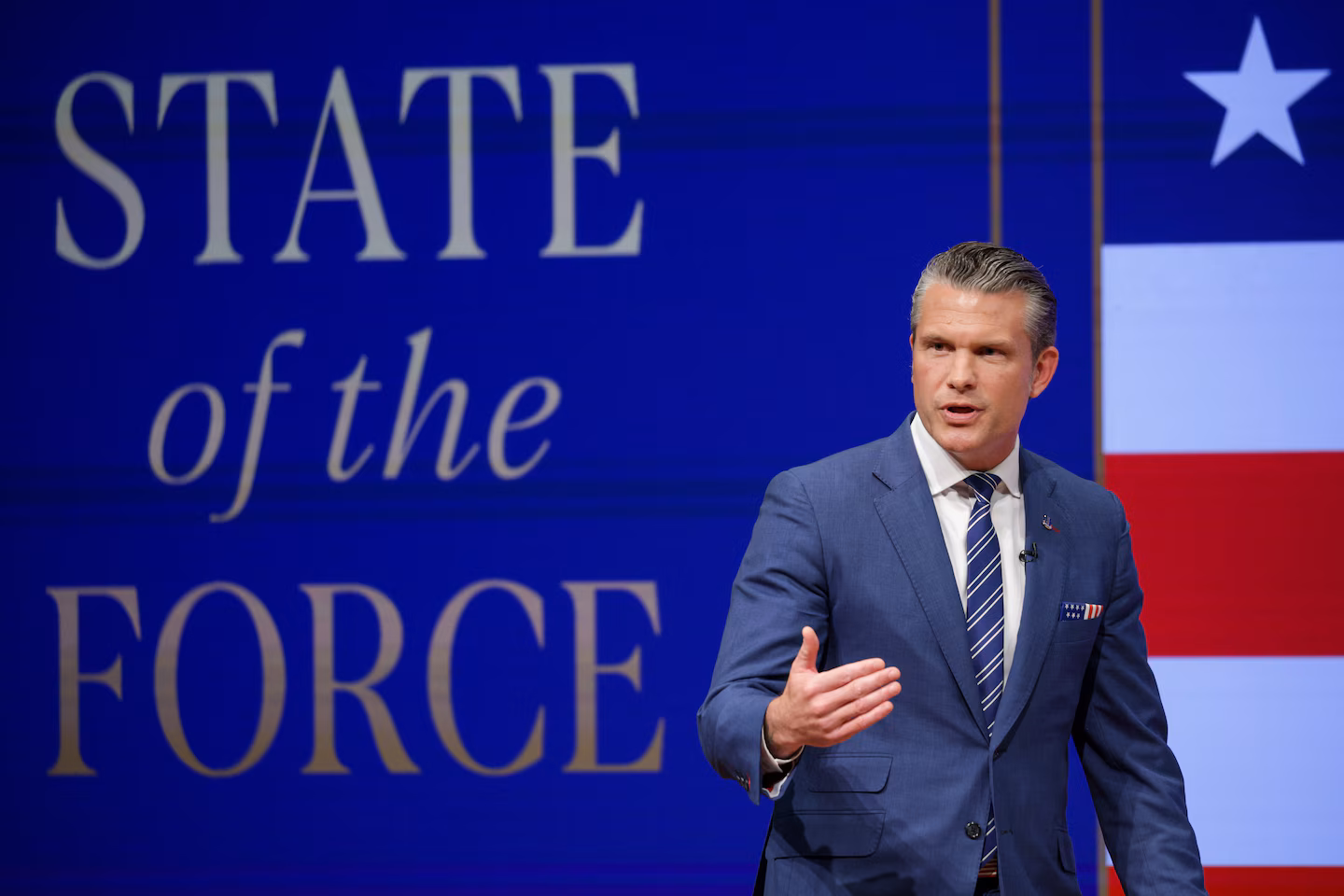 Hegseth details new initiatives in partisan address to troops