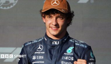 Mercedes' Kimi Antonelli during US Grand Prix qualifying