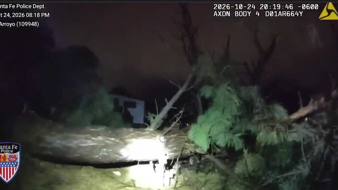 Possible tornado hits Santa Fe amid northwest New Mexico floods