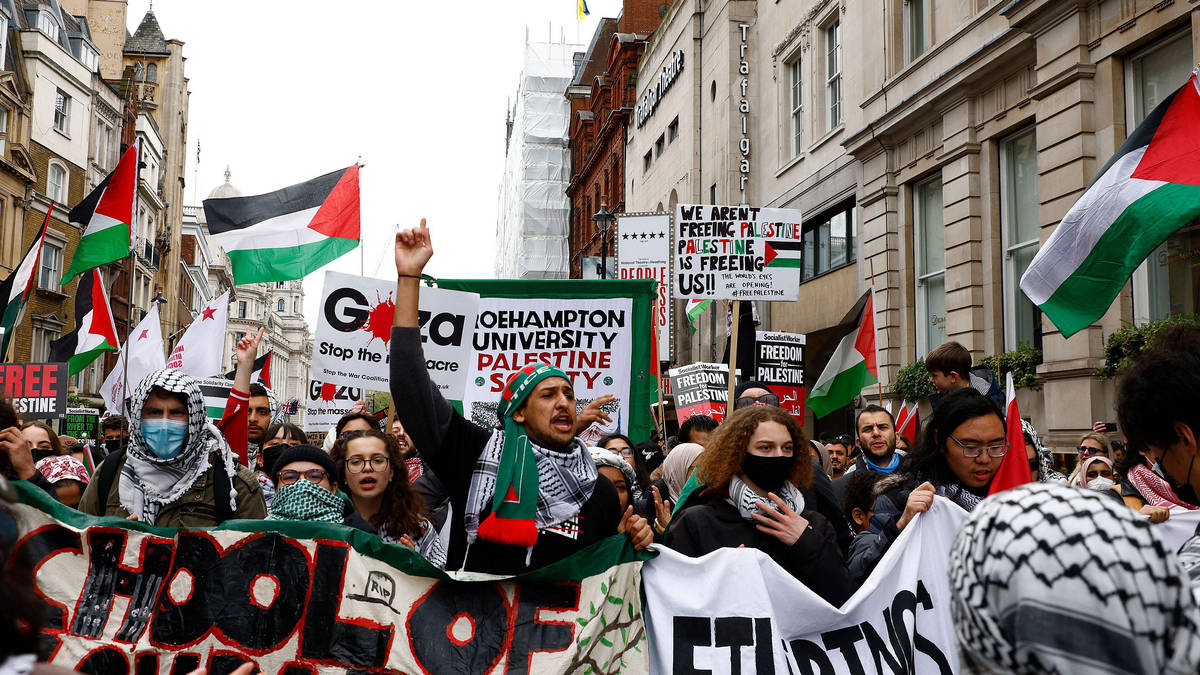 Face masks banned as students plan to go ahead with pro Palestinian march on October 7 - despite police urging them to change the date