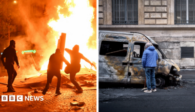 Overnight curfews announced in parts of Paris and Nice after riots across France