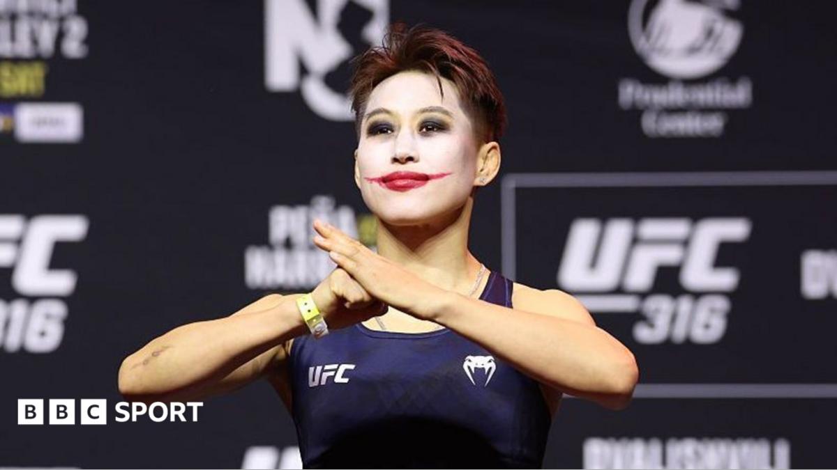 Wang Cong before her fight against Ariane da Silva in June 2025