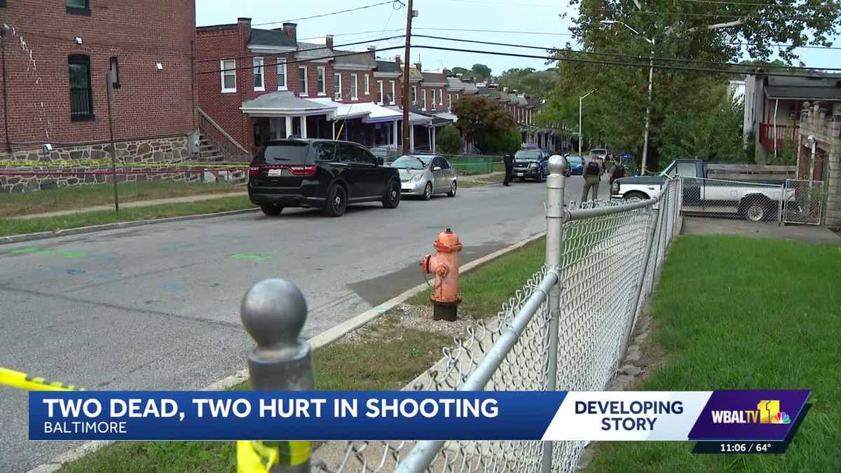 Southwest Baltimore shooting kills two men, police say