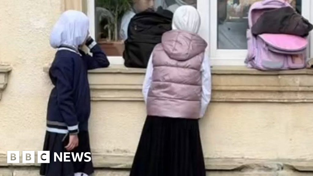 School headscarf ban sparks rare protests in Azerbaijan and row with Turkey - BBC