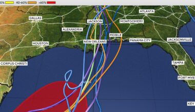 Tropical threat brewing in Gulf could impact U.S. as a hurricane this weekend. See maps, possible path.