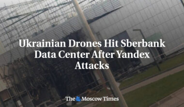 Ukrainian Drones Hit Sberbank Data Center After Yandex Attacks
