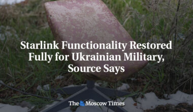 Starlink Functionality Restored Fully for Ukrainian Military, Source Says