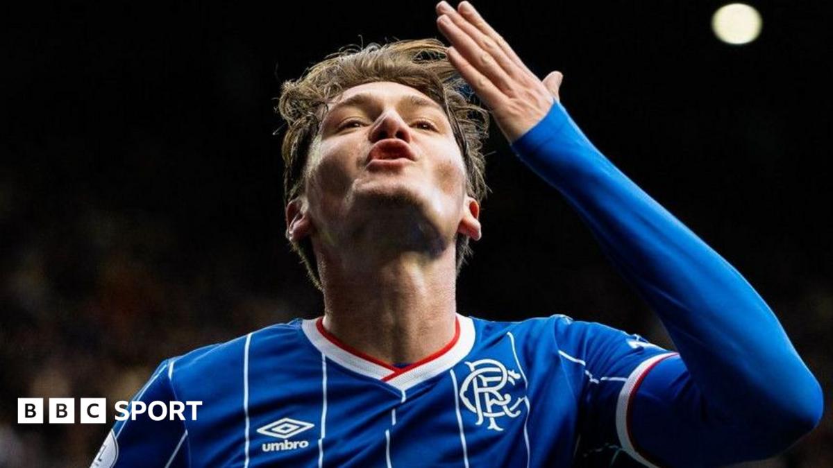 Rangers striker Ryan Naderi has come to the fore to help Rangers win seven in a row in all competitions