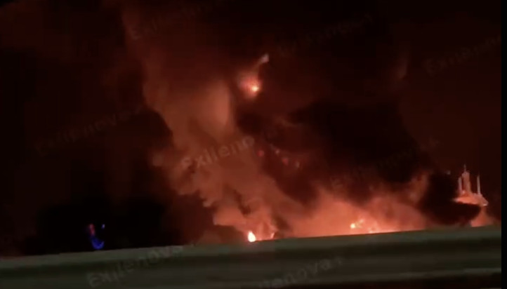 Drones Strike Rostov Oil Terminal, Igniting Major Fire