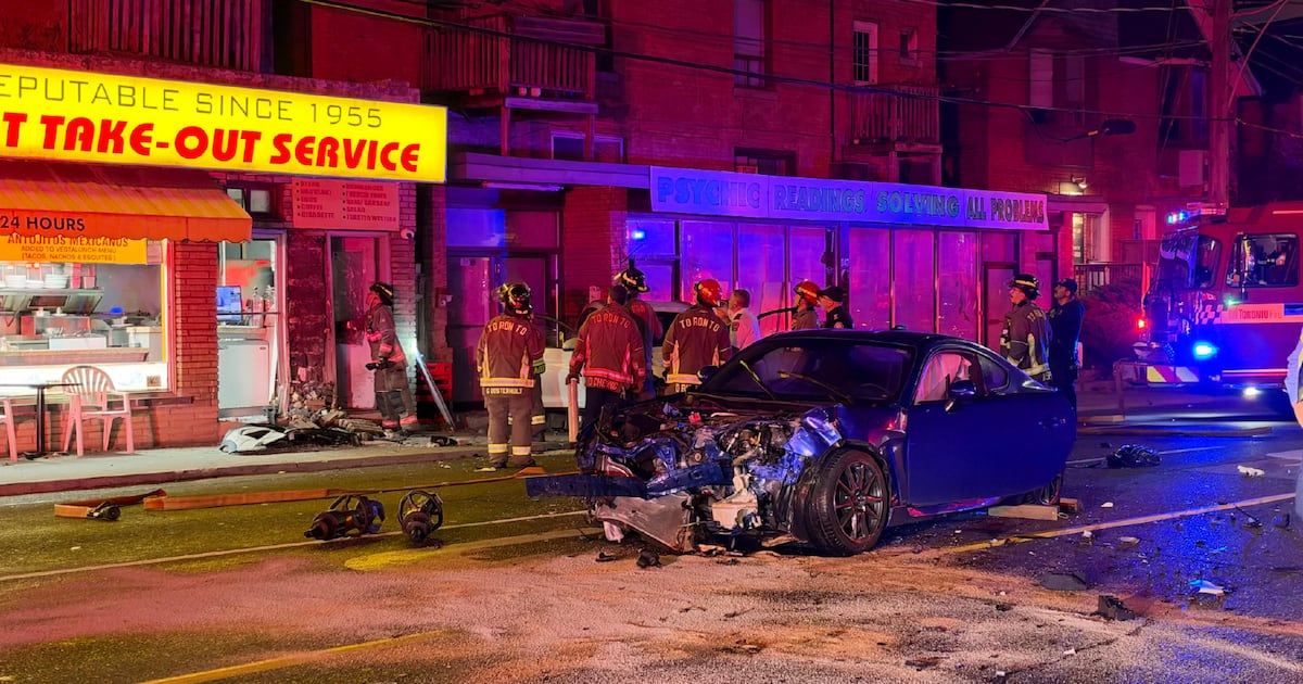 Toronto crash: Woman arrested for impaired driving