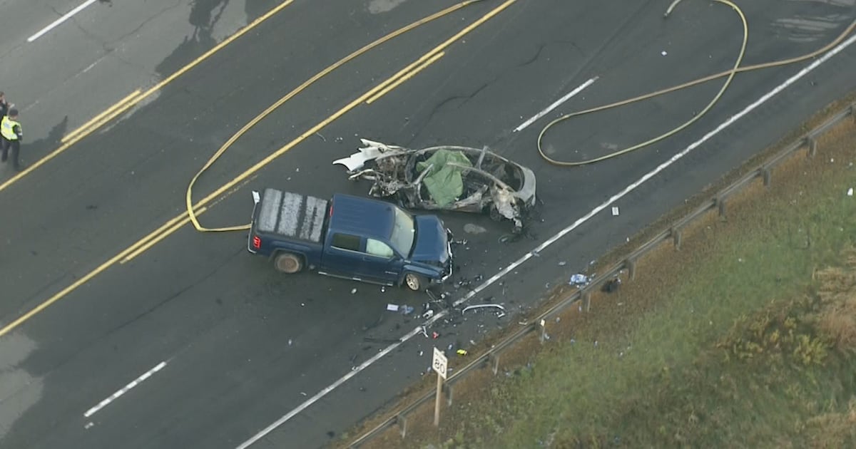 Crash near Jane Street and Davis Drive
