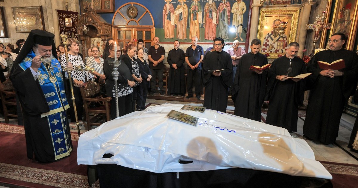 Gaza’s Christians mourn mother and daughter killed in Israeli attack | Israel-Palestine conflict News