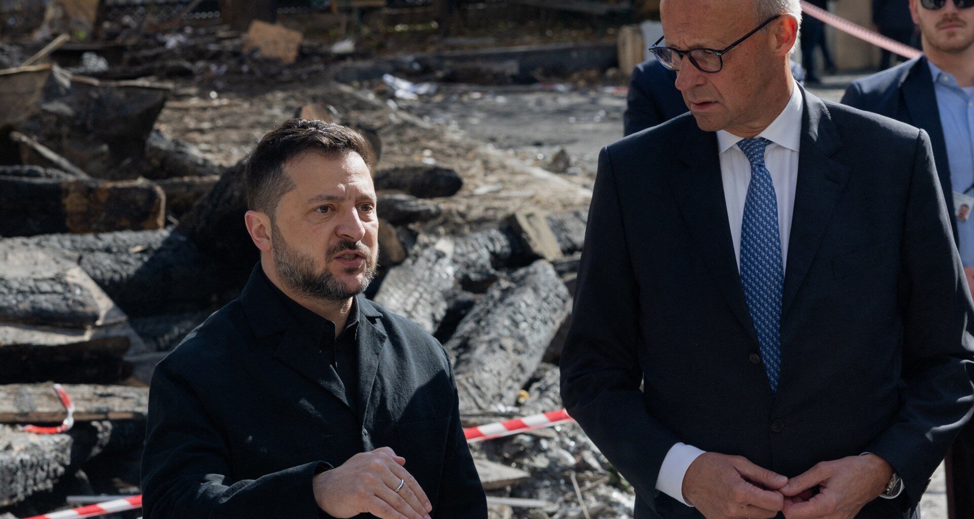 Russia hits Kyiv bridge as Germany’s Merz visits Ukraine’s capital | Russia-Ukraine war News