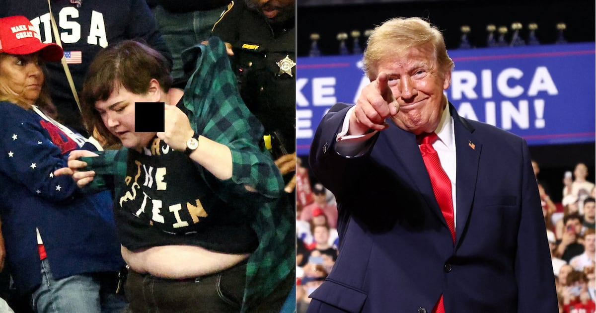 Trump Mocks Looks of Woman Violently Attacked at His Rally